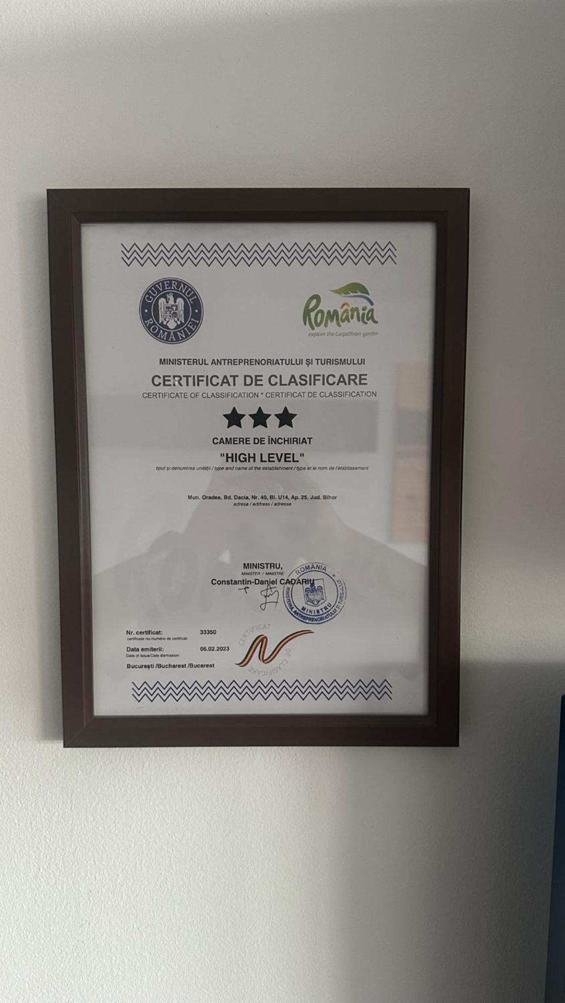 High Level Apart Oradea Free Reserved Parking Exterior foto